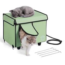 Tecido Oxford 900D com aquecimento elevado Cat House VEVOR verde claro Tecido Oxford 900D com aquecimento elevado Cat House VEVOR verde claro