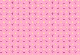 Tecido Oxford Estampado Coroas Glitter Rosa - 1,40m Tecido Oxford Estampado Coroas Glitter Rosa - 1,40m