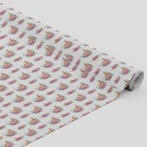 Tecido Oxford Estampado Dupla Coelho da Páscoa Aquarela - 1,40m