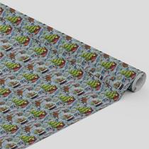 Tecido Oxford Estampado Globo De Neve Cupcake Natal -1,40m