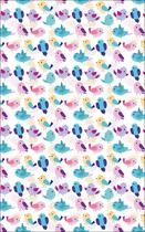 Tecido Oxford Estampado Passarinhos Diversos Coloridos - 1,40m