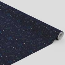 Tecido Oxford Estampado Planetas Céu Estrelado - 1,40m