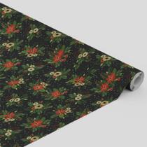 Tecido Oxford Estampado Poinsétia Flor Natalina -1,40m Tecido Oxford Estampado Poinsétia Flor Natalina -1,40m
