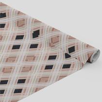 Tecido Oxford Estampado Xadrez Escocês Rosa Tons - 1,40m