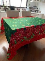 Tecido Oxford Estampas Natalinas Toalha de Mesa Decoração de Natal 100% Poliéster 50cm x 150cm - Tecidos da Gabí