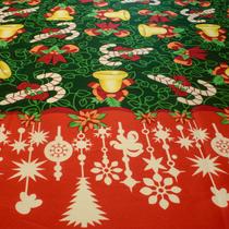 Tecido Oxford Natal Estampado Natalino Toalha Mesa 3 Metros Tecido Oxford Natal Estampado Natalino Toalha Mesa 3 Metros