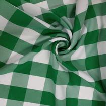 Tecido Oxford Xadrex Verde e Branco