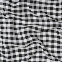 Tecido Oxford Xadrez Preto e Branco - 1,50m de Largura Tecido Oxford Xadrez Preto e Branco - 1,50m de Largura