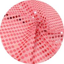 Tecido Paetê Fantasia 10 x 1,10mts Cor:Pink Claro Tecido Paetê Fantasia 10 x 1,10mts Cor:Pink Claro