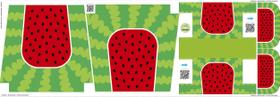 Tecido Painel Ecobag Estojo Melancia - Meia Tigela Tecido Painel Ecobag Estojo Melancia - Meia Tigela