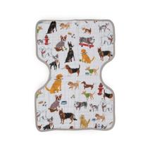 Tecido para arrotar Little Unicorn Woof 53x36 cm de algodão macio Tecido para arrotar Little Unicorn Woof 53x36 cm de algodão macio
