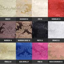 Tecido para Decoração Jacquard Medalhão 1m x 2.80m Várias Cores - Menedecor Tecido para Decoração Jacquard Medalhão 1m x 2.80m Várias Cores - Menedecor