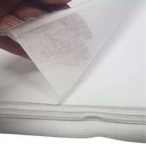 Tecido Para Faixa Morim Branco 100 Algodão 6,00x0,80 Metros