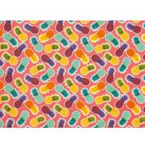 Tecido patchwork am-2594 estampado abacaxi 5500 dohler 100x150 cm