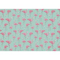 Tecido patchwork am-2594 estampado flamingos 5441 dohler 100x150cm
