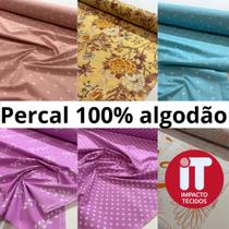 Tecido Percal 180 fios 100% Algodão 1 metro x 2,50 Tecido Percal 180 fios 100% Algodão 1 metro x 2,50