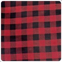 Tecido Plano Flanela Xadrez Estampado 1m x 1,47m