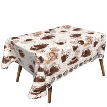 Tecido Plástico Térmico Estampado Café - 1,40m Largura Tecido Plástico Térmico Estampado Café - 1,40m Largura