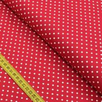 Tecido Poa Vermelho 4 Metro x 2.20 Largura