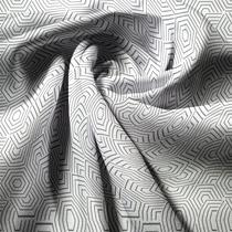 Tecido Poliéster Estampado Formas Geométricas - 1,40m