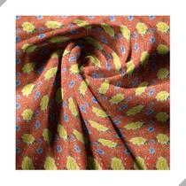 Tecido Poliéster Estampado Jacquard Festa Junina Chita Vermelha - 1,40m