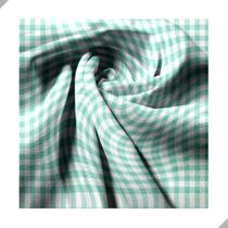 Tecido Poliéster Estampado Jacquard Festa Junina Xadrez Quadriculado Verde - 1,40m Tecido Poliéster Estampado Jacquard Festa Junina Xadrez Quadriculado Verde - 1,40m