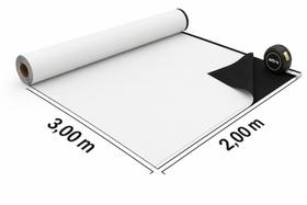 Tecido Profissional Tela Telão De Projeção 300 Polegadas Datashows Projetores 2M altura X 3M comprimento