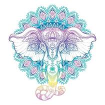 Tecido Quadrado Digital 49 x 49cm - Mandala - 8109 Tecido Quadrado Digital 49 x 49cm - Mandala - 8109