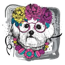 Tecido Quadrado Digital 49 x 49cm - Pop - 8141