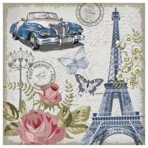 Tecido Quadrado Digital 49 x 49cm - Torre Eiffel Ref:8005 - Marilda