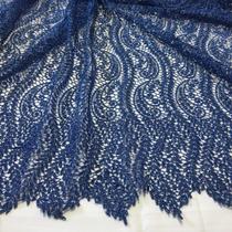 Tecido Renda Guipuir Arabesco Com Fio Prata Mt