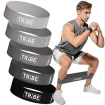 Tecido Resistance Bands Tribe Lifting para exercícios (cinza)