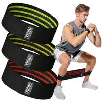 Tecido Resistance Bands Tribe Lifting para exercícios preto