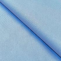Tecido Sarja com Elastano Azul Bebê Liso - 1,55m de Largura