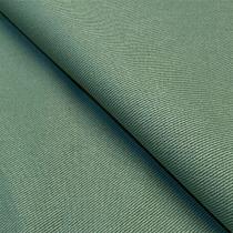 Tecido Sarja com Elastano Verde Oliva Liso - 1,55m de Largura