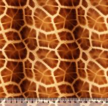 Tecido Sarja Impermeável Animal Print Girafa 3D