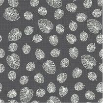 Tecido sarja leve 100% algodão Folhas com Textura Paranatex