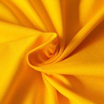 Tecido Sarja Peletizada Amarelo Ouro Liso - 1,60m de Largura