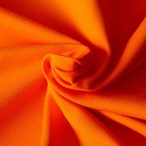 Tecido Sarja Peletizada Laranja Liso - 1,60m de Largura