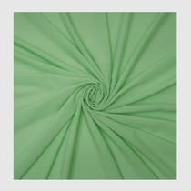 Tecido seda italiana 1,50 larg 100% poliamida verde menta metro