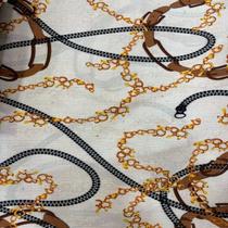 Tecido Seda Premium Estampas Boho 98%Poli 2%Elast Op 07