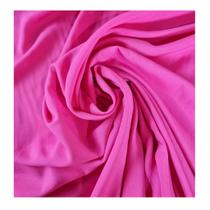 Tecido seda salina lisa 1.50mts larg rosa chiclete metro