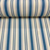 Tecido Semi Impermeável Belize Náutico Listrado Azul 6344 Cor C