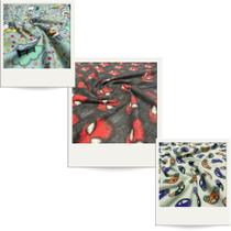 Tecido Soft Infantil 100% Poliéster 1,60m Personagens Coloridos Tecido Soft Infantil 100% Poliéster 1,60m Personagens Coloridos