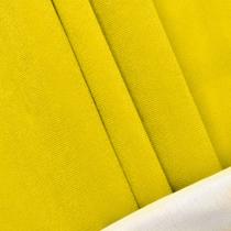 Tecido Suede Amarelo Mostarda Liso (Veludo) - 1,45m de Largura Tecido Suede Amarelo Mostarda Liso (Veludo) - 1,45m de Largura
