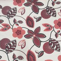 Tecido Suede Estampado Flor 1 Metro Tapeçaria Decoração