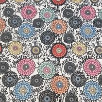 Tecido Suede Estampado Mandala 1 Metro Tapeçaria Decoração