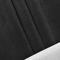 Tecido Suede Preto Liso (Veludo) - 1,45m de Largura