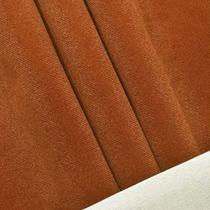 Tecido Suede Terracota Liso (Veludo) - 1,45m de Largura