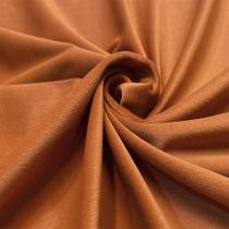 Tecido Suede Veludo Divano Terracota - 1,40m de Largura